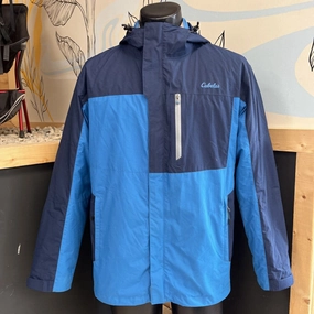 Jackets At Walmart Cabela's - Men's Primaloft Interchange Jacket - MSRP comp $280: Blue-men-MD