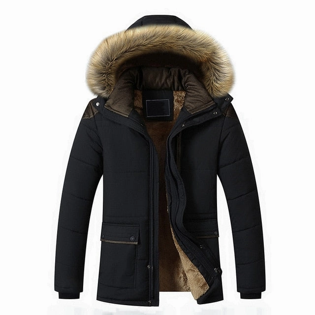 Winter Jacket Men Brand Fashion New Arrival Casual Slim Thick Warm Mens Coats Parkas With Hooded Long Overcoats Clothing Male Coats Viyella