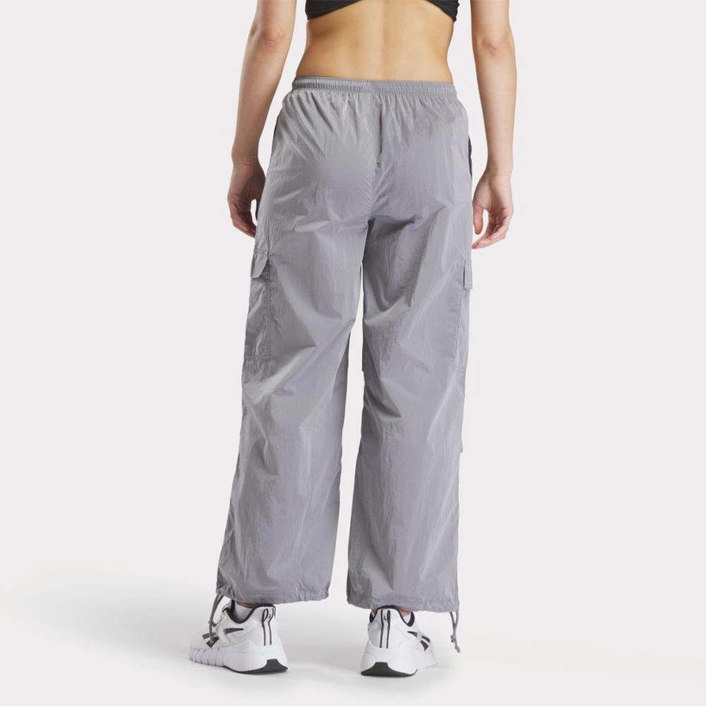 Spyder Cargo Pants Reebok Apparel Women Studio Style Cargo Pants METALLIC SILVER