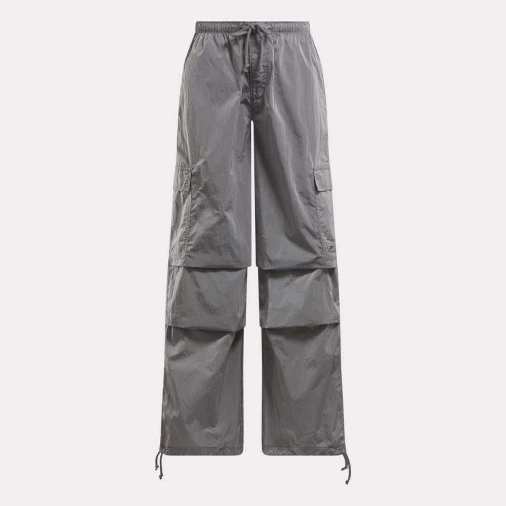 Cargo Pants 42x32 Reebok Apparel Women Studio Style Cargo Pants METALLIC SILVER