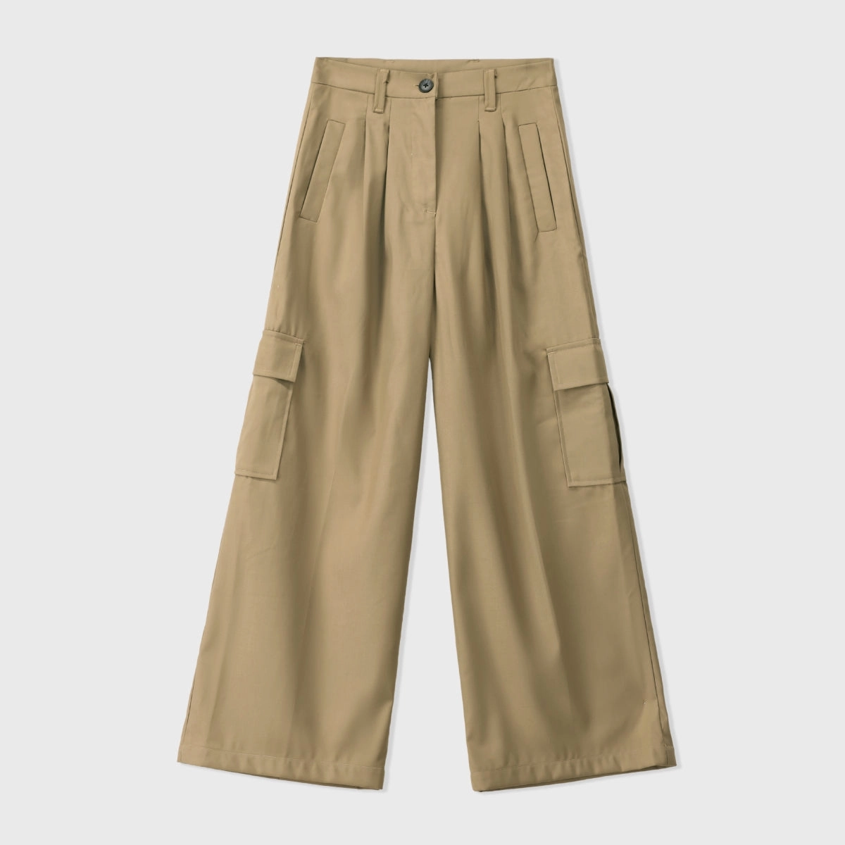 Pleated Cargo Pants Miss Love Cargo Pants