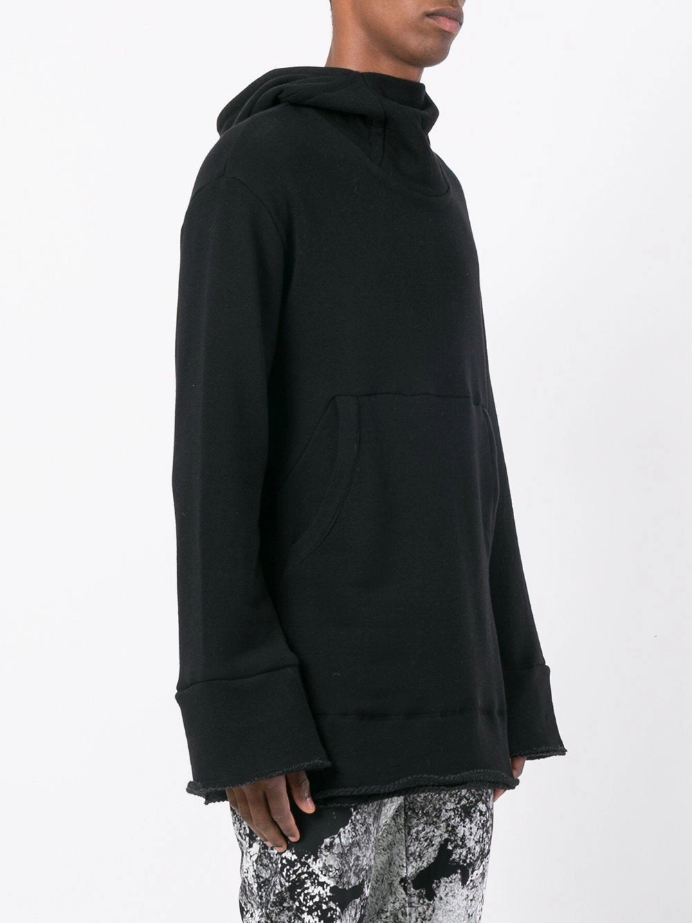 New Knitwear Designers Hooded Jumper Black Interior