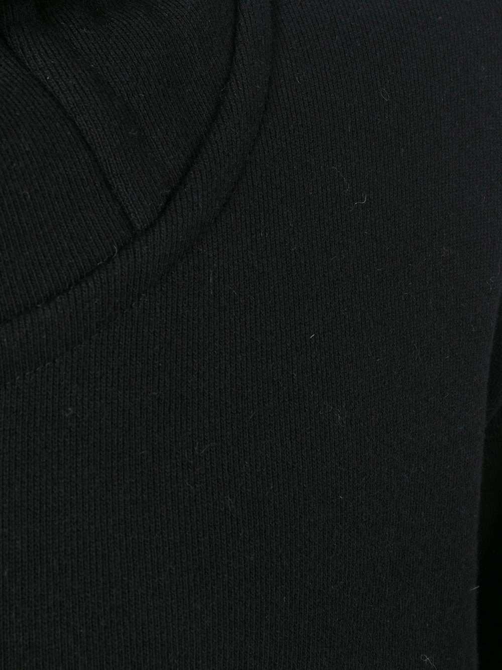 Knitwear Sustainable Hooded Jumper Black Interior