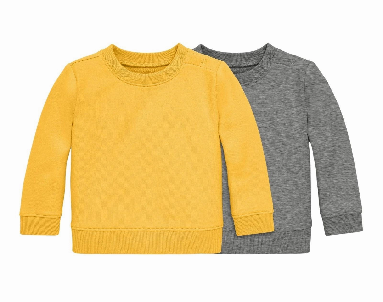 Crewneck Sweatshirts Streetwear Baby French Terry Sweatshirt - 2 Pack