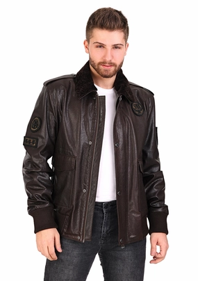 The Tivoli Brown Leather Men Jacket All Kinds Of Jackets