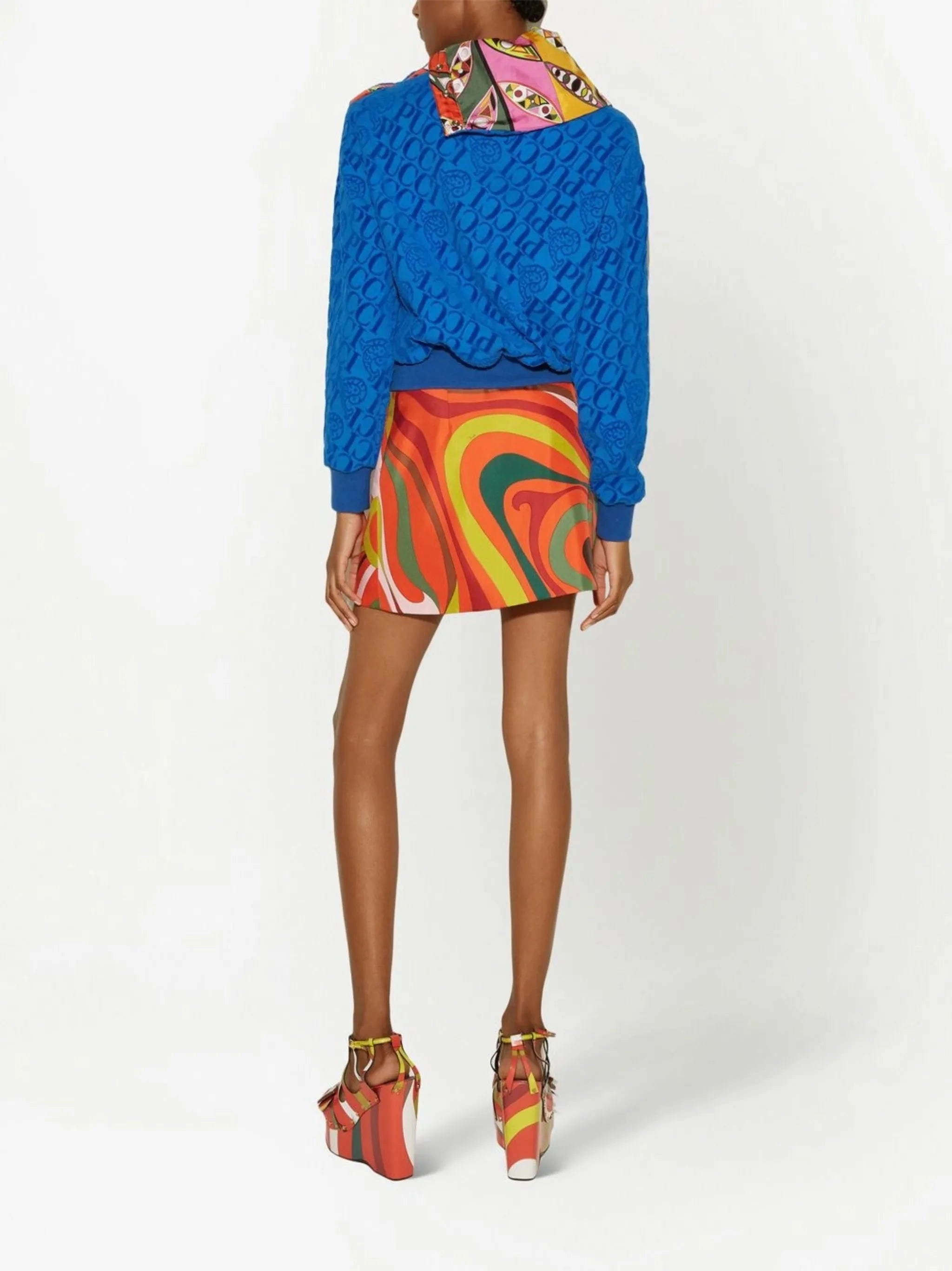 cowl-neck logo sweatshirt Custom Sweatshirts Chicago