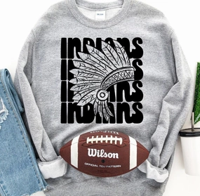 INDIAN Mascot Sweatshirt Ugly Sweatshirts
