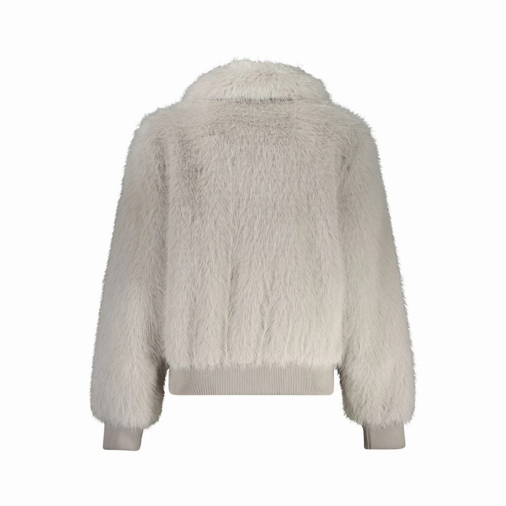 Roxy Ski Jackets Guess Jeans Gray Polyester Jackets & Coat