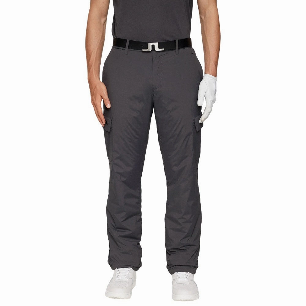 J.Lindeberg Aksel Padded Cargo Golf Pants Asphalt - FW25 Men Adiclub Cargo Pants
