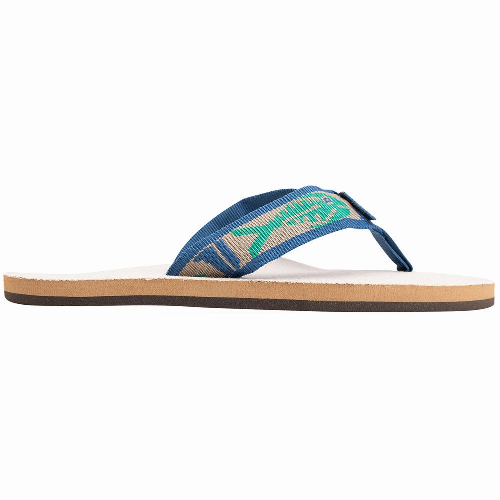 Flip Flops For Short Men Rainbow Single Layer Hemp with Nylon Strap Mens Flip Flops