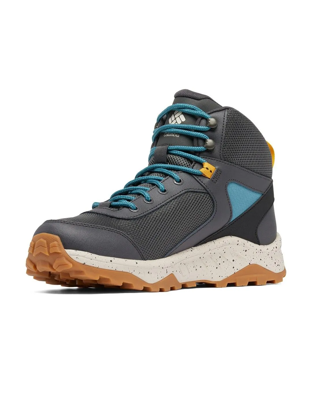 Columbia Men Black TRAILSTORM ASCEND MID WP Hiking Shoes Boa