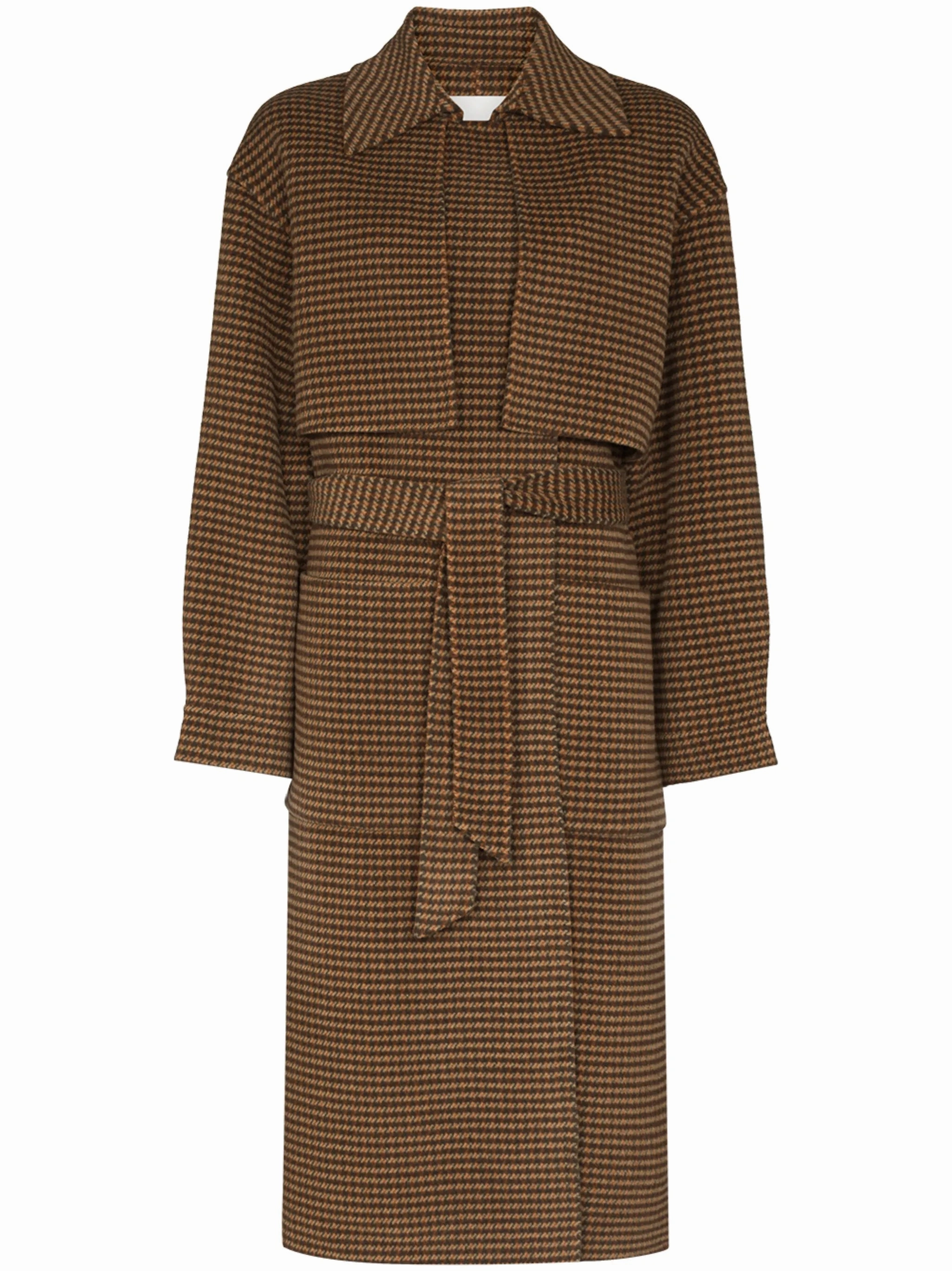 Bcbg Winter Coats Ara check-pattern coat