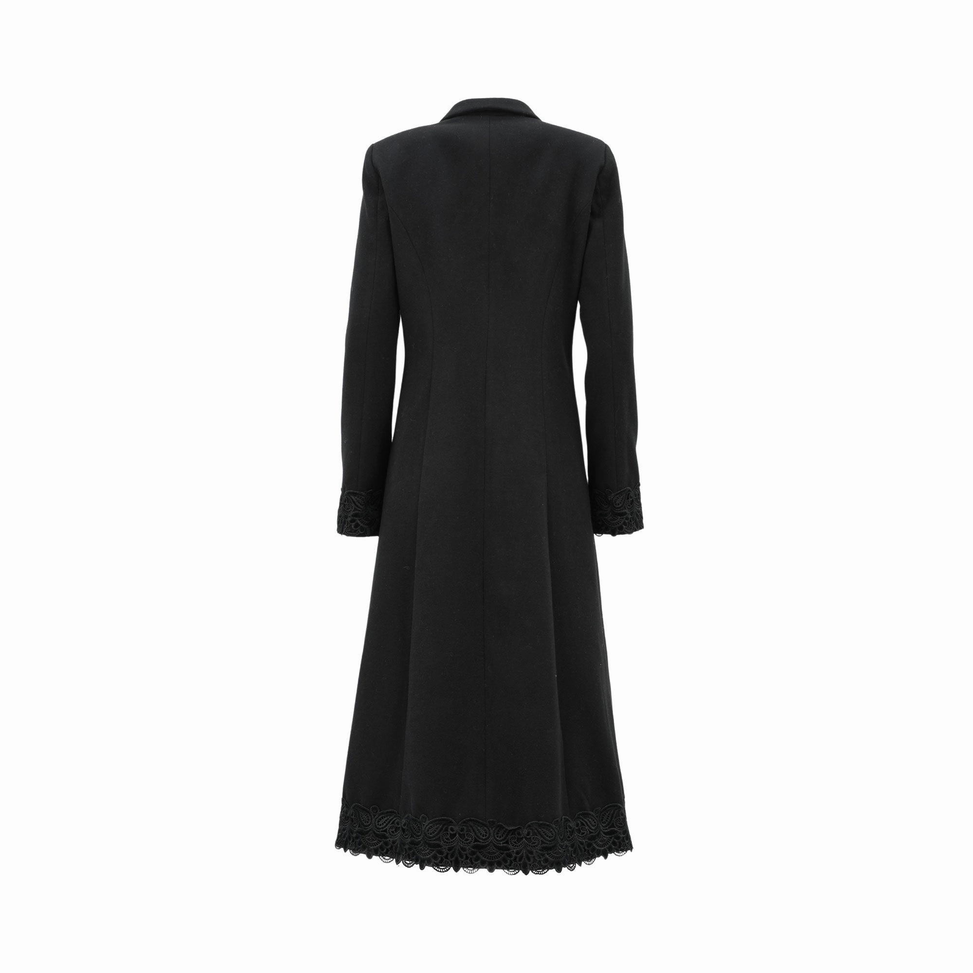 Gaelle Women's Black Long Coat Splendid Coats