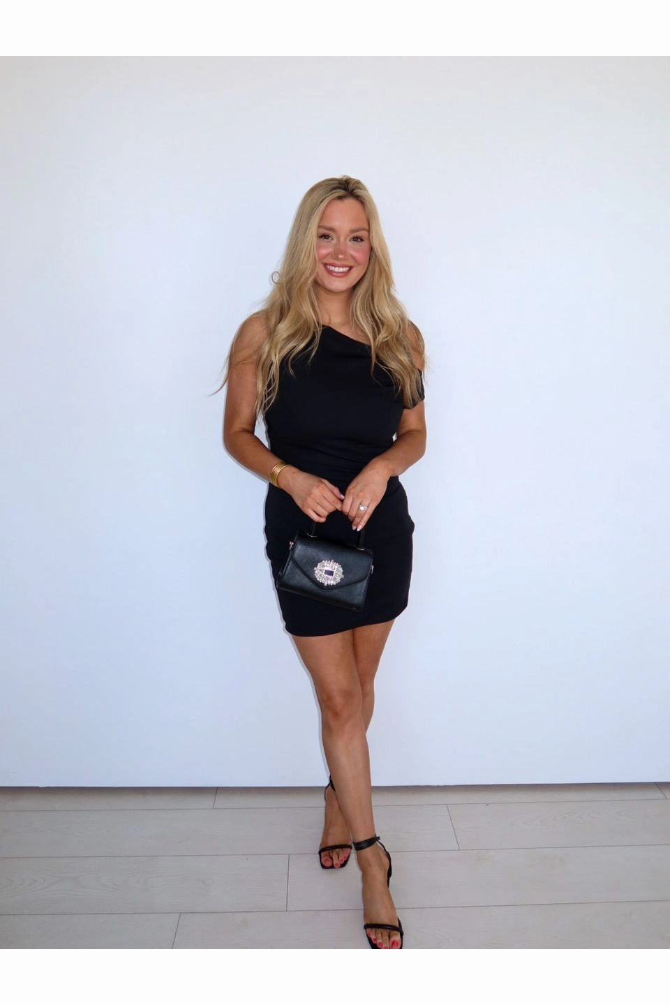 Tinsel Boucle Mini Dress Juliette Dress - Black