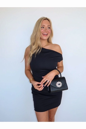 Bohemian Mini Dress Juliette Dress - Black