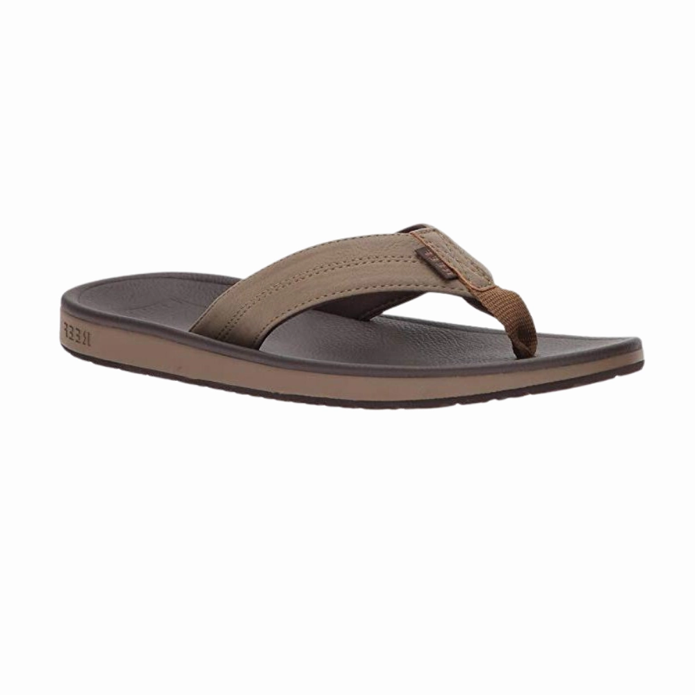 Fleece Flip Flops Reef Journeyer Brown Men's FlipFlop Waterproof Non-Slip Thong Sandal