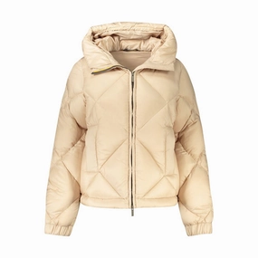 K-WAY Beige Polyester Jackets & Coat Ski Shell Jackets