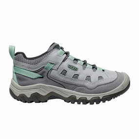 Keen Targhee IV Vent Hiking Shoe (Women) - Alloy/Granite Green Good Beginner Hiking Shoes