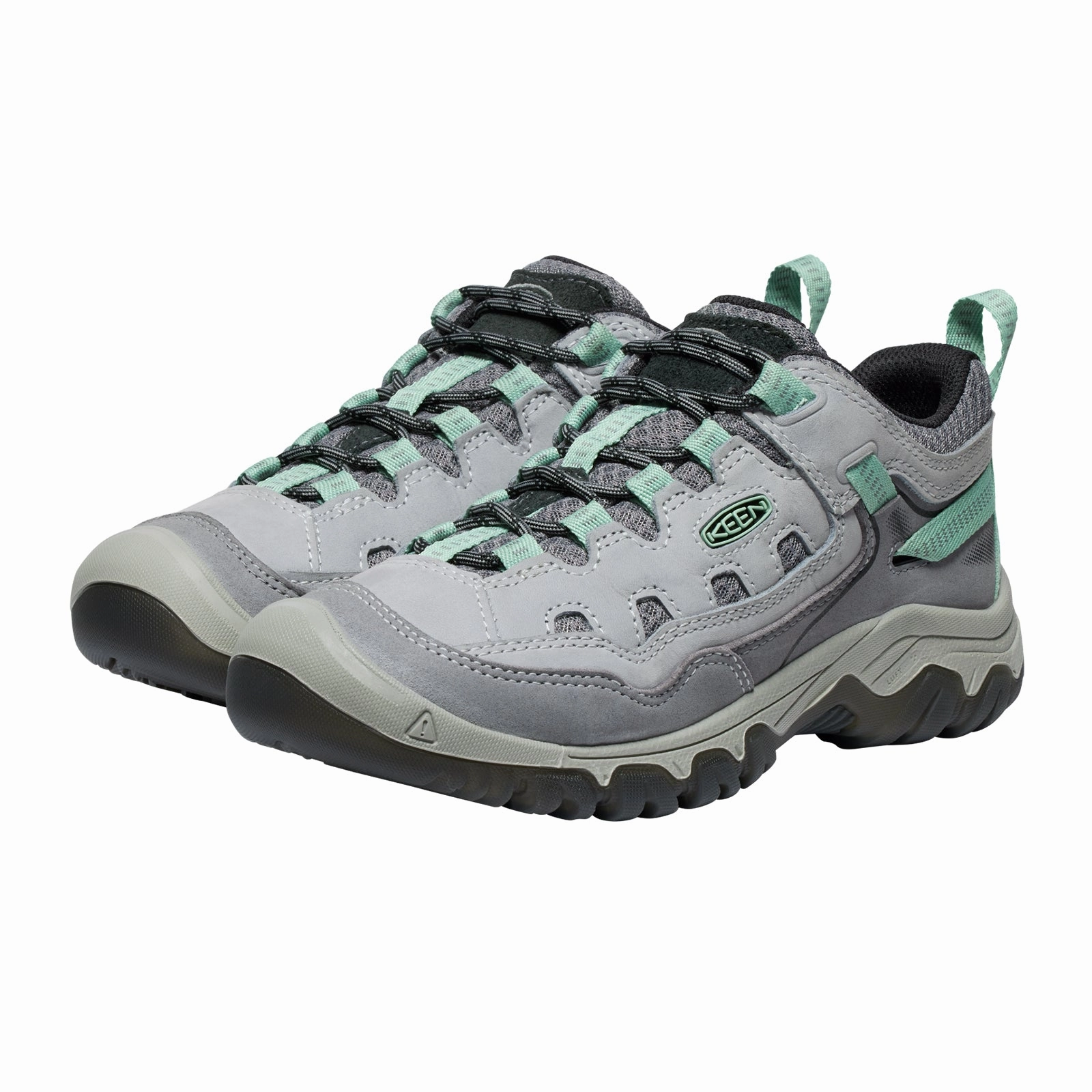 Tyler Hiking Shoes Keen Targhee IV Vent Hiking Shoe (Women) - Alloy/Granite Green