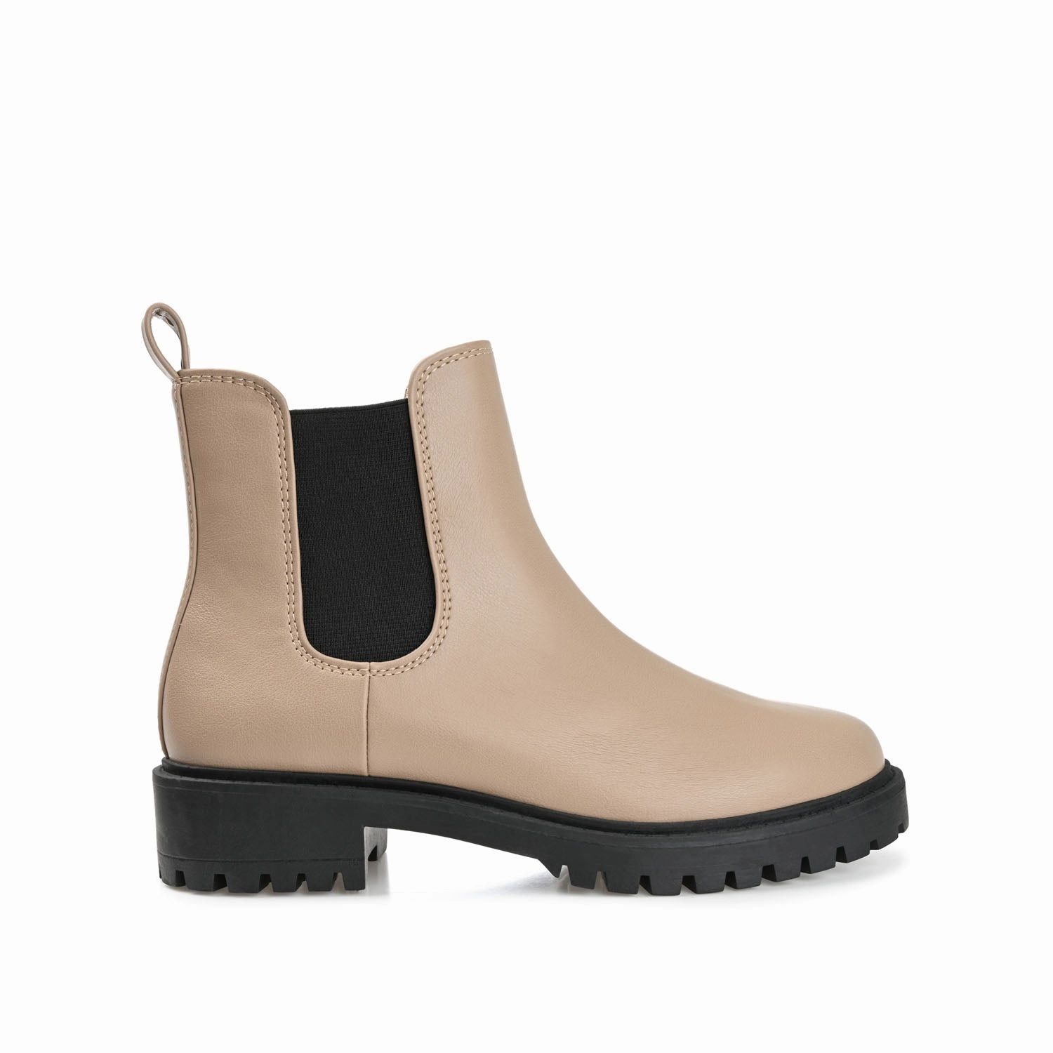 KENOVA CHELSEA BOOTIES IN VEGAN LEATHER Steel Chelsea Boots