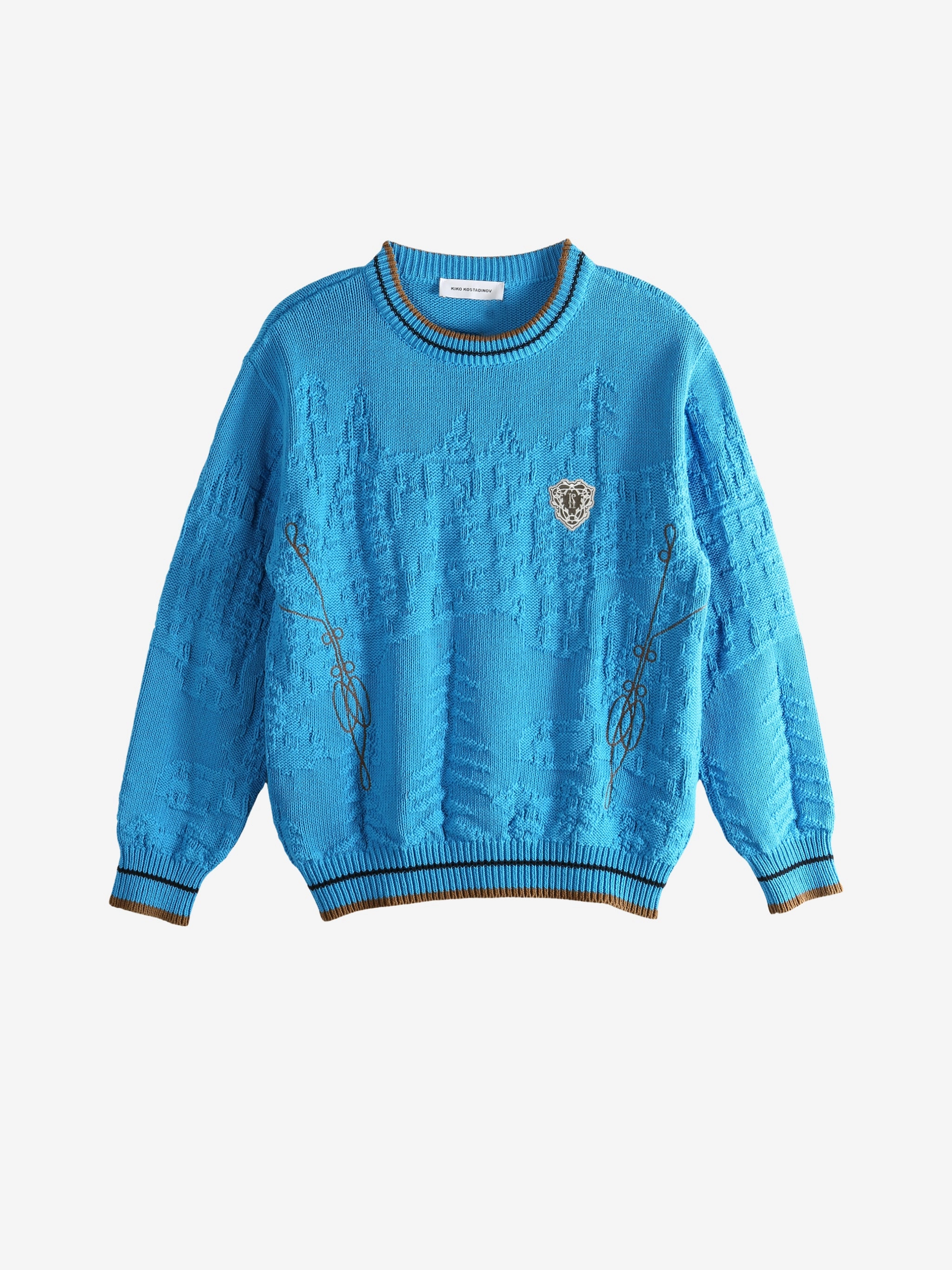 KIKO KOSTADINOV - Men Fitz Knit Jumper Kennedy Aran Knitwear