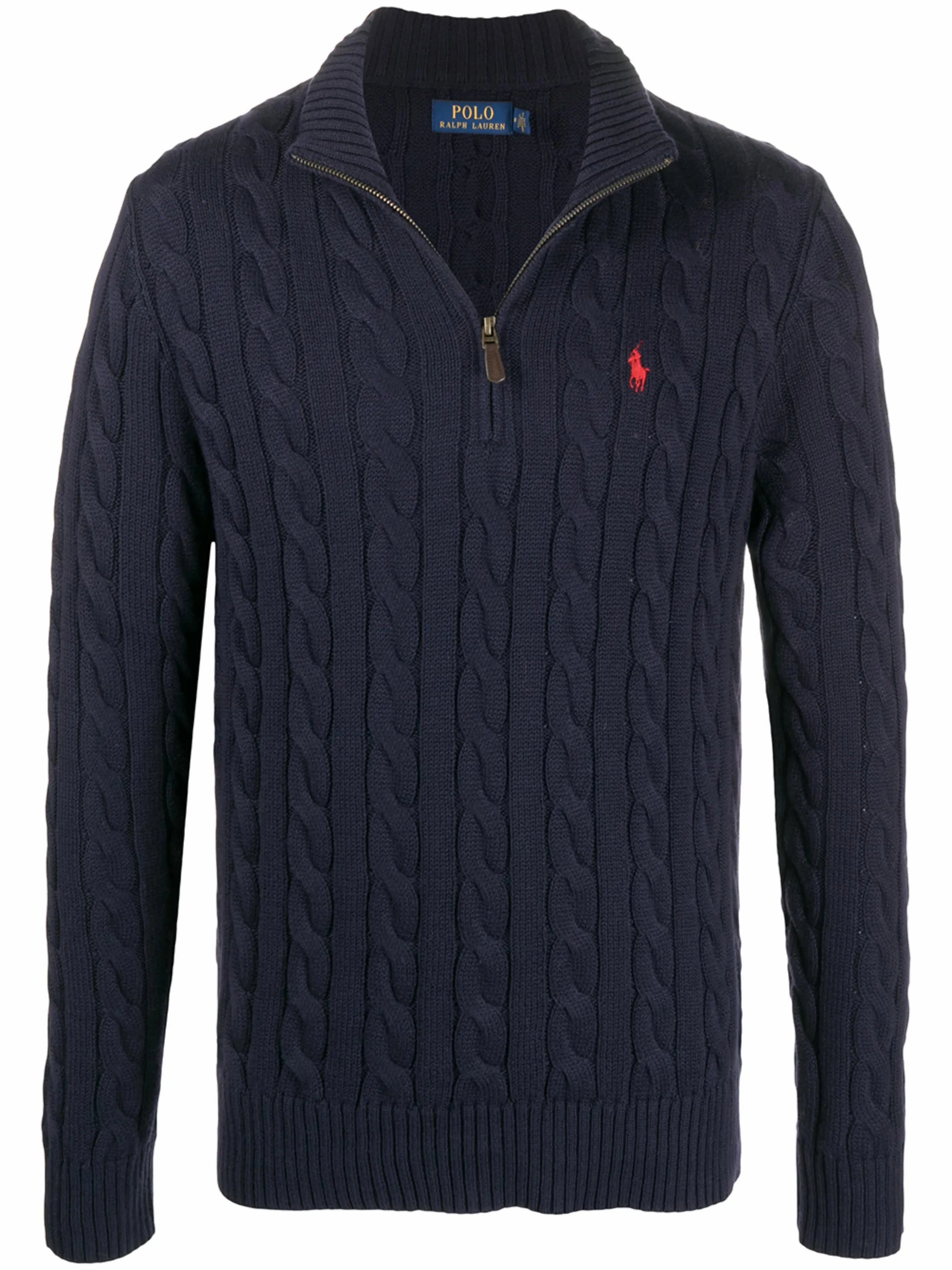 Knitwear Galway cable knit half-zip jumper