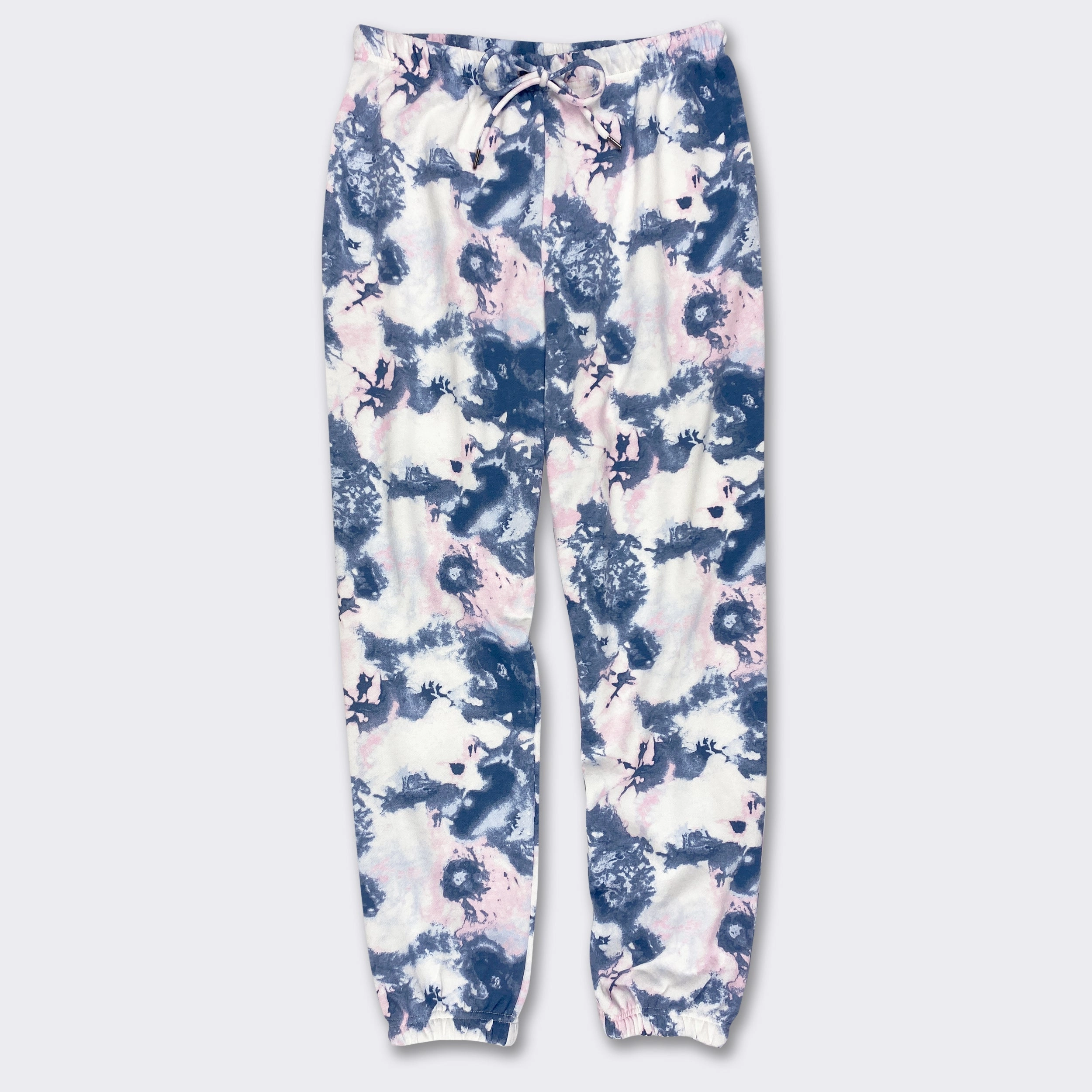 Carmel By The Sea Sweatshirts Ladies' Blue Pink Tie Dye Comfortwear Collection Joggers