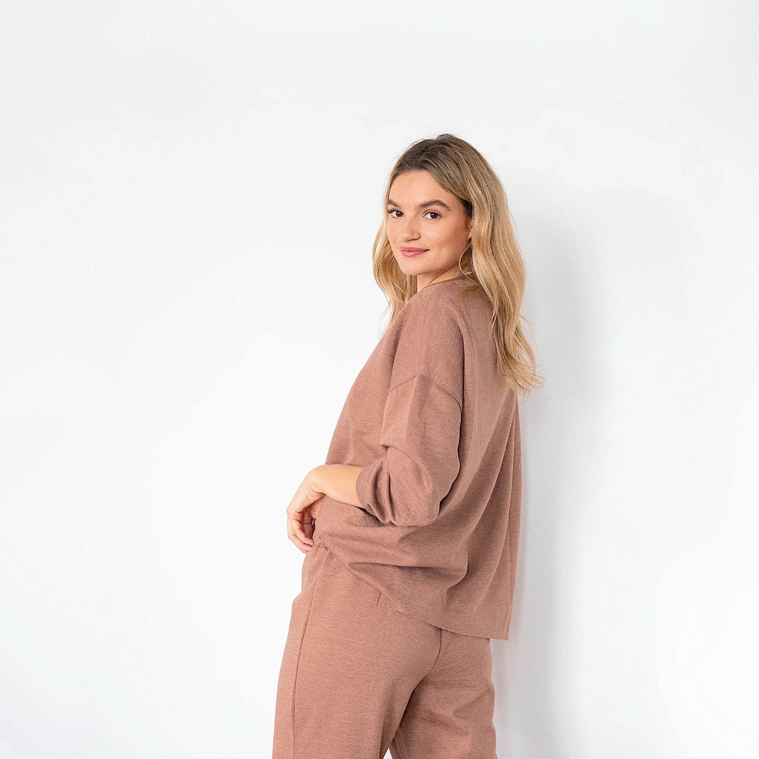 Ladies' Ginger Snap Melange Comfortwear Collection Joggers Buy Vintage Sweatshirts