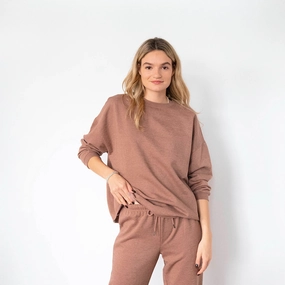 Ladies' Ginger Snap Melange Comfortwear Collection Joggers Sweatshirts Design