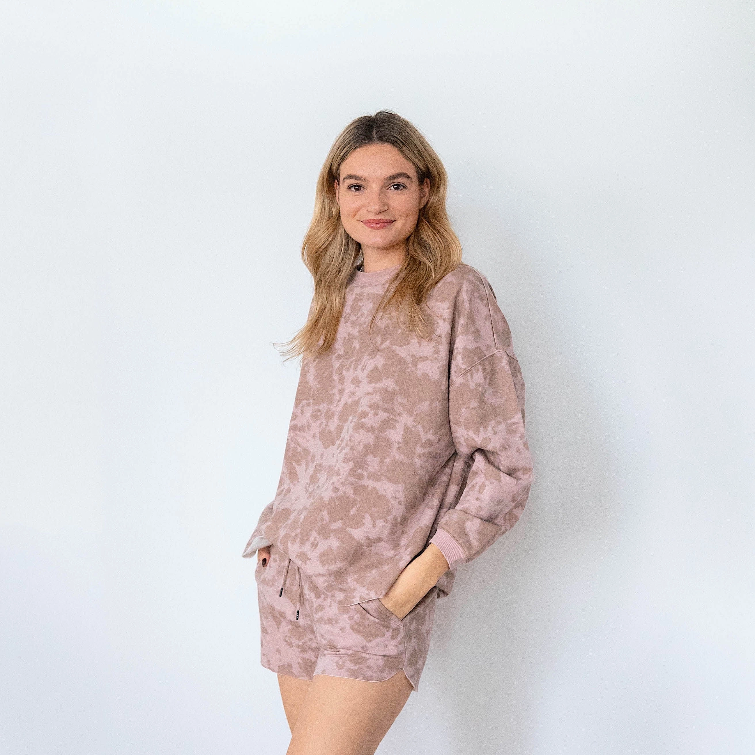 Ladies' Nomad Brown Tie Dye Comfortwear Collection Sweatshirt Sweatshirts Nordstrom