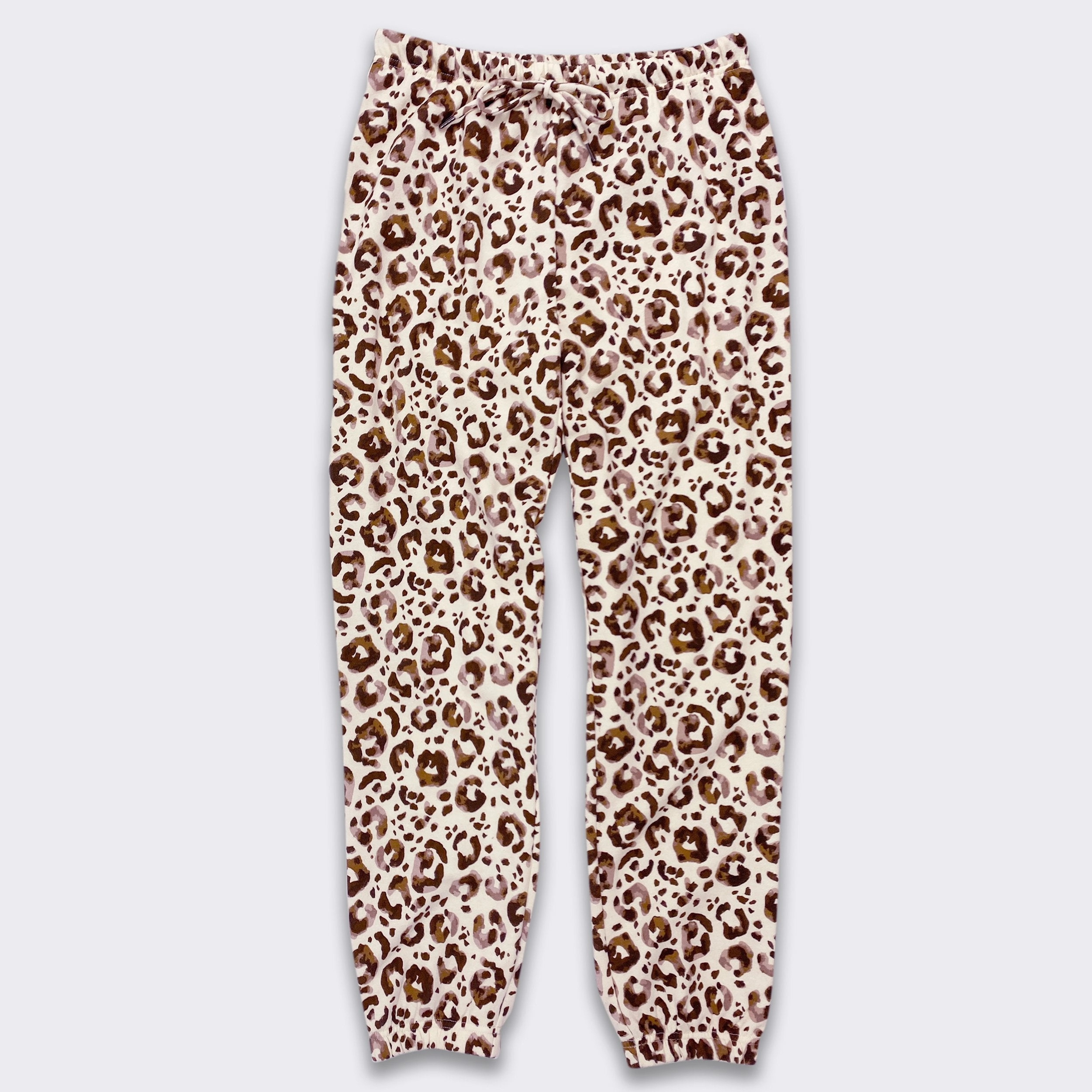 University Of South Dakota Sweatshirts Ladies' White Swan Print Comfortwear Collection Joggers