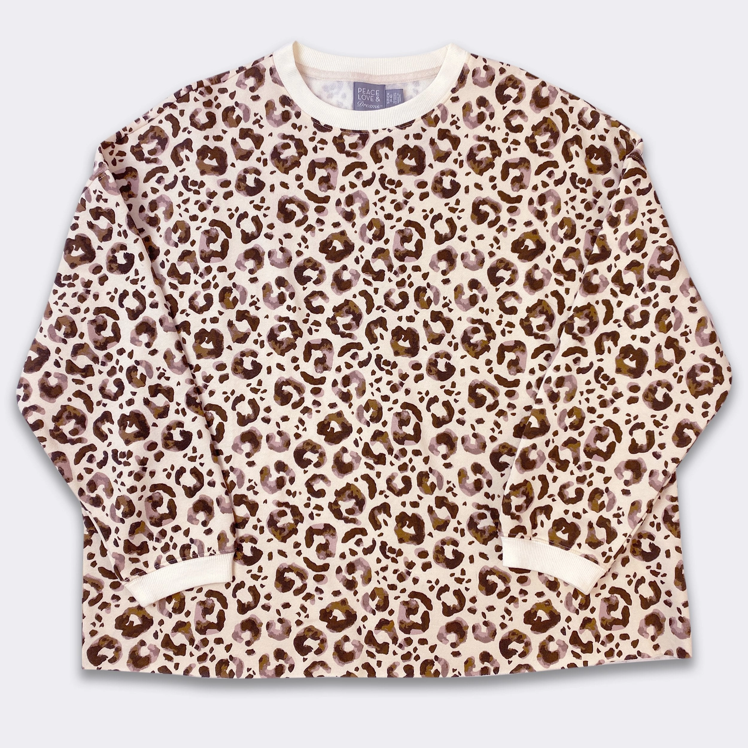 Ladies' White Swan Print Comfortwear Collection Sweatshirt Liberty Lane Sweatshirts