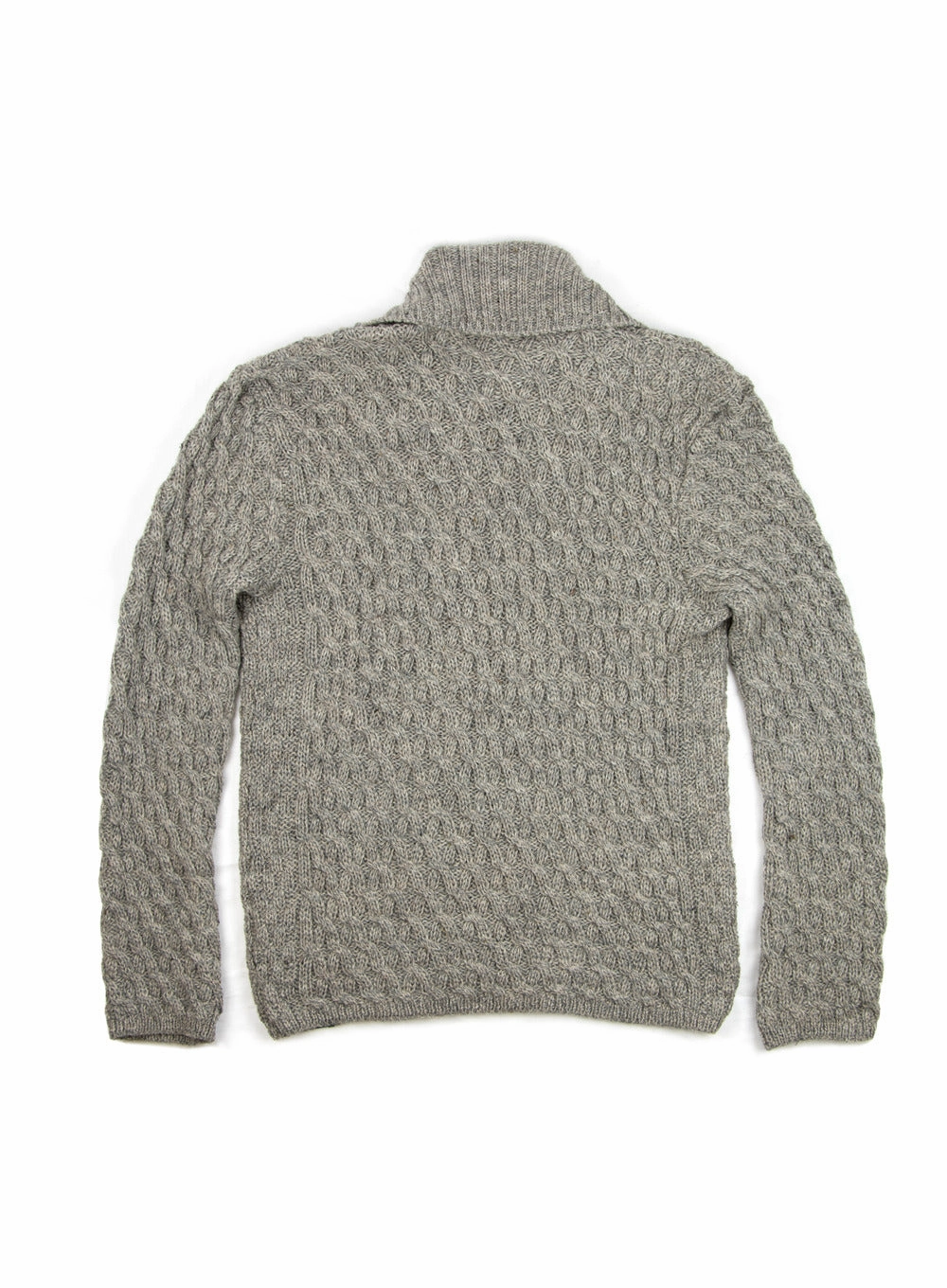 Ladies British Wool Cross-Over Cardigan - XL Only Embroidery On Knitwear