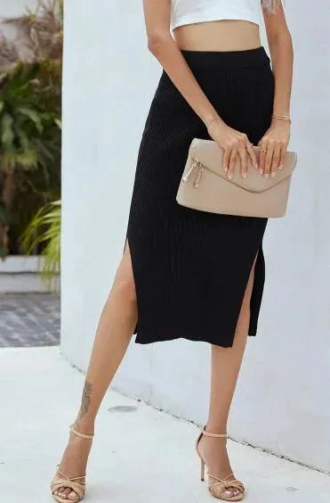 Ladies Sheath Midi Skirt