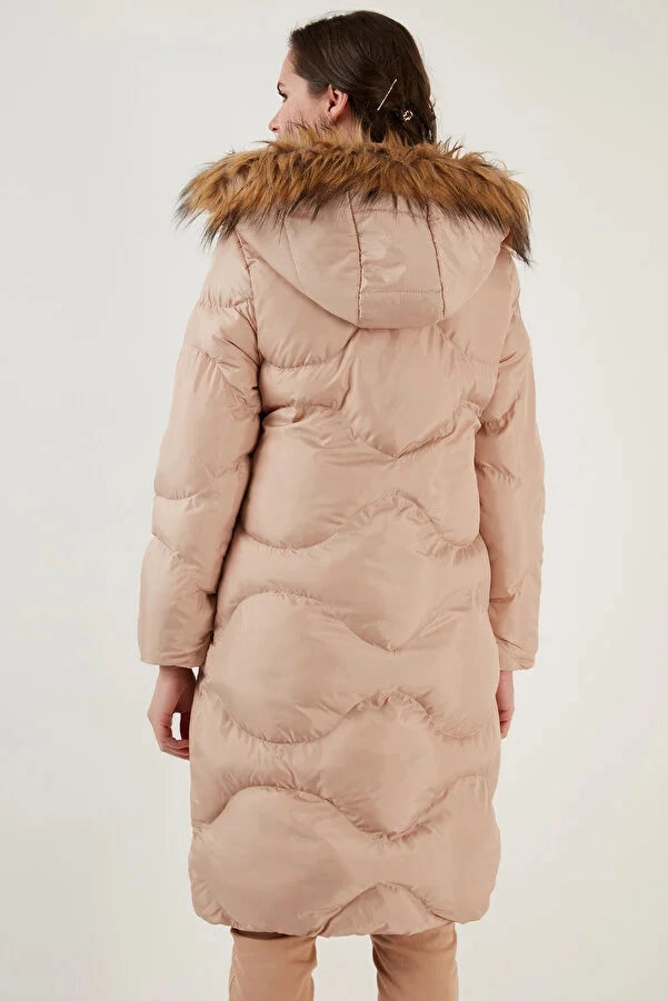 Arctic Coats Lela Women's Collar Faux Fur Small Size Coat