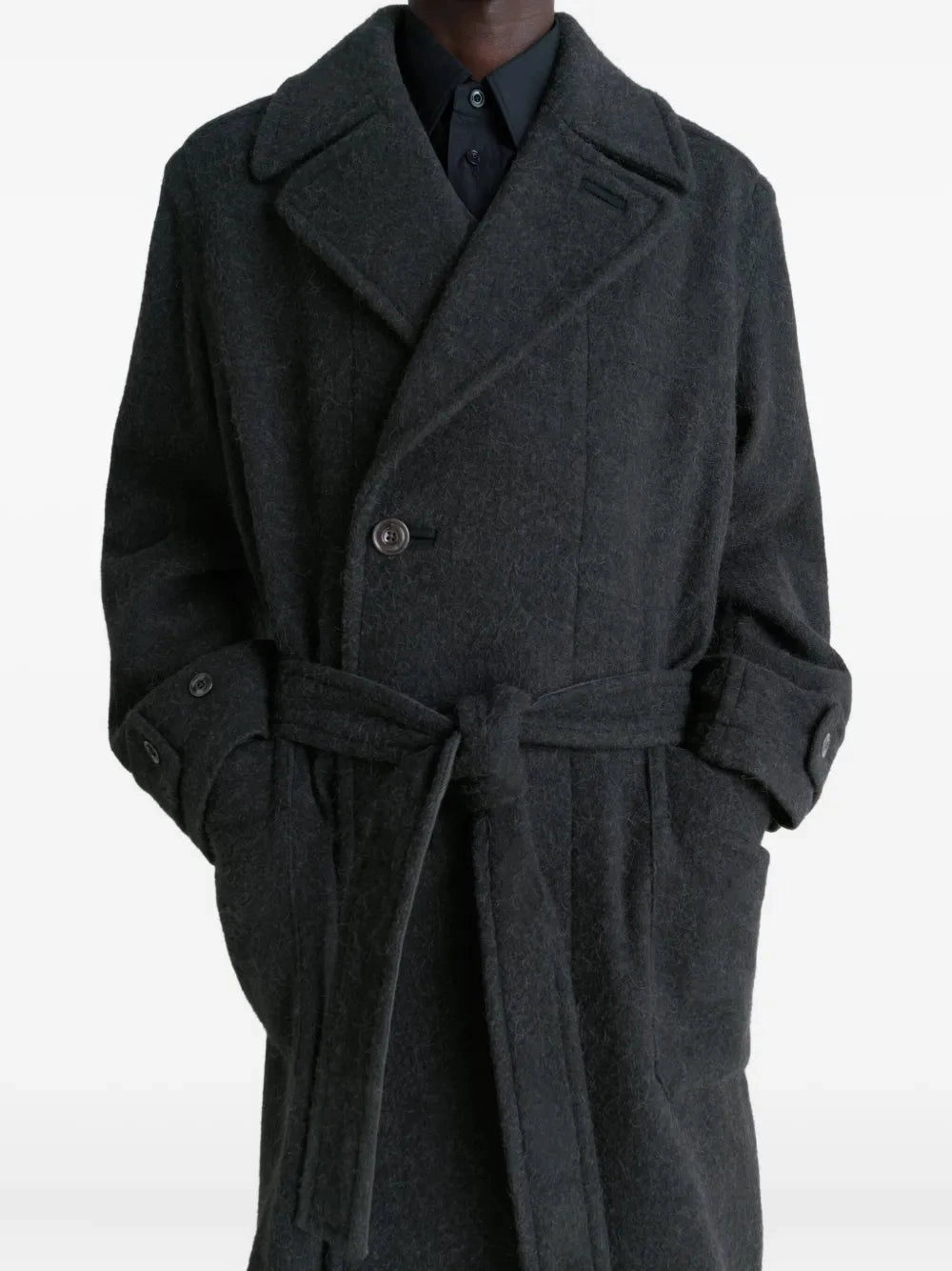 LEMAIRE - Men Soft Coat Coyote Fur Coats