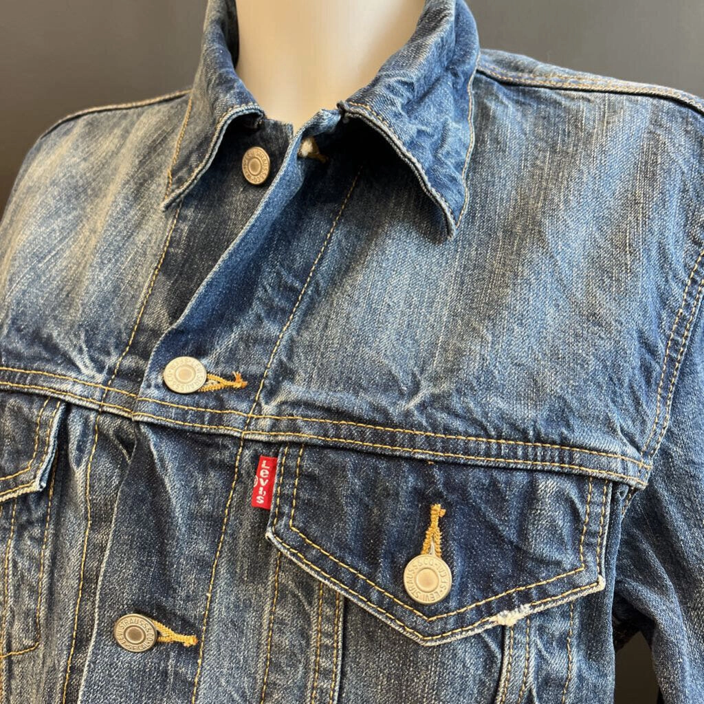 Rhinestone Sweatshirts Levi's - Women's Denim Jacket - MSRP comp $150: Denim-women-MD