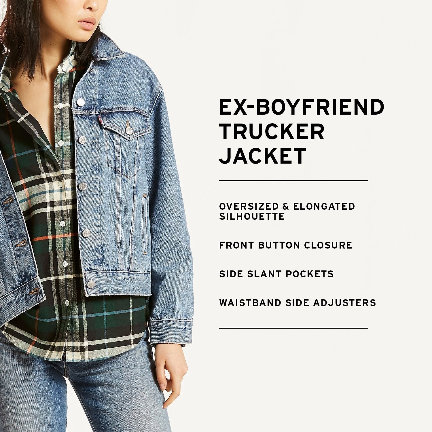 Levi's Women's Ex-Boyfriend Trucker Jackets Weekend Bling Jennifer Aniston Courteney Cox Fall Jackets