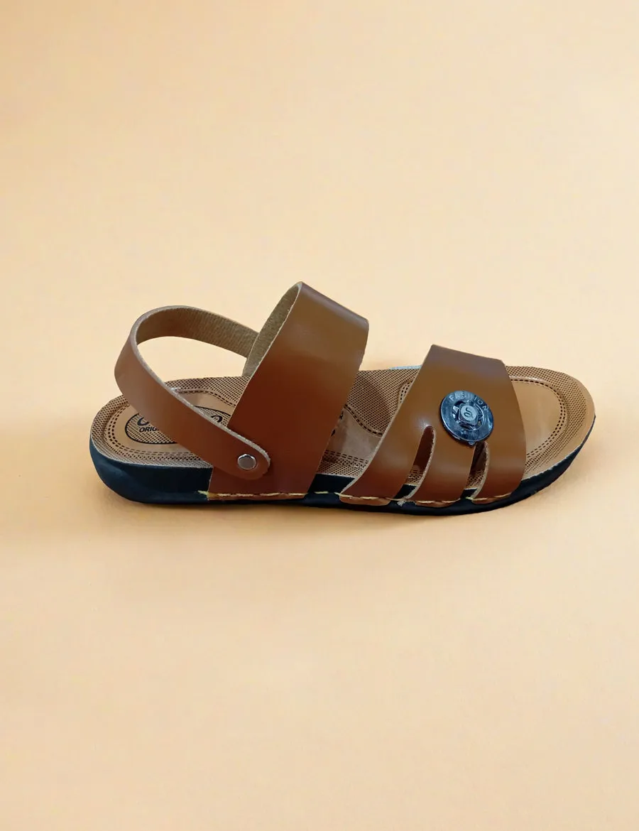 Toddler Sandals Light Brown Soft Sandal