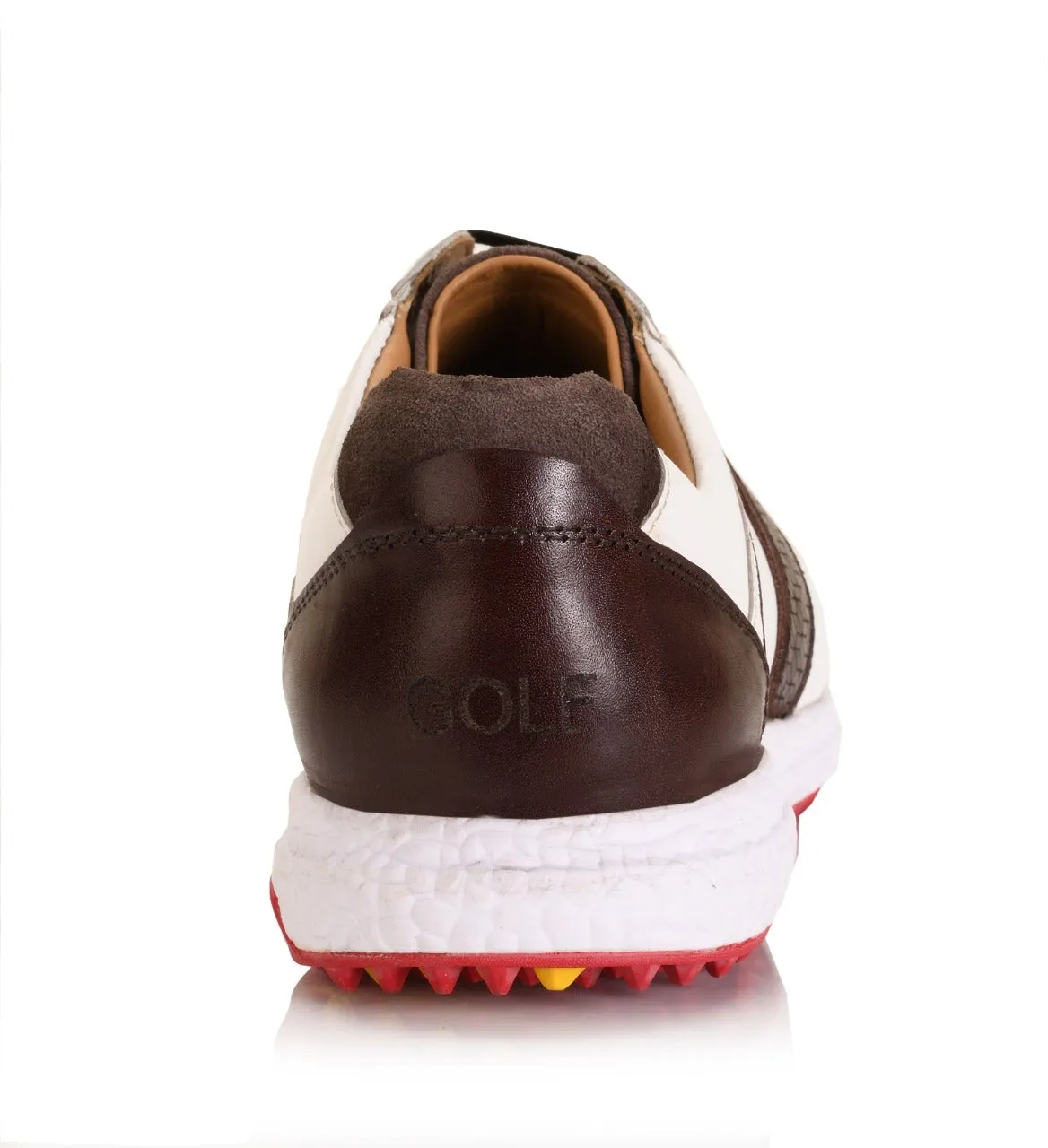 Latex Waterproof Shoe Cover Berlin White Brown-Golf Shoes