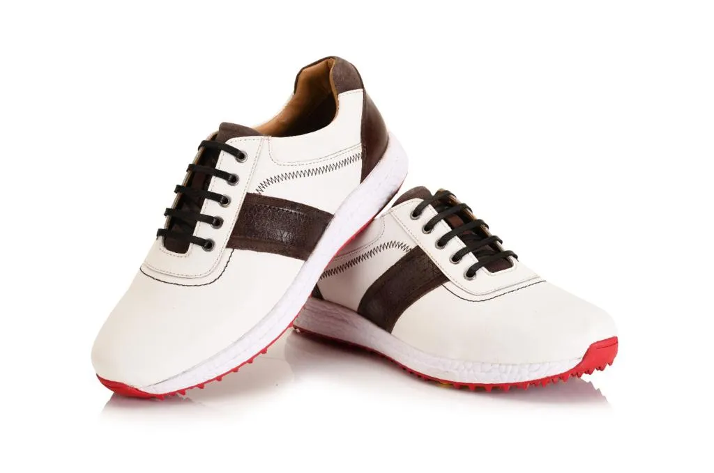 Berlin White Brown-Golf Shoes Waterproof Reusable Silicone Shoe Covers