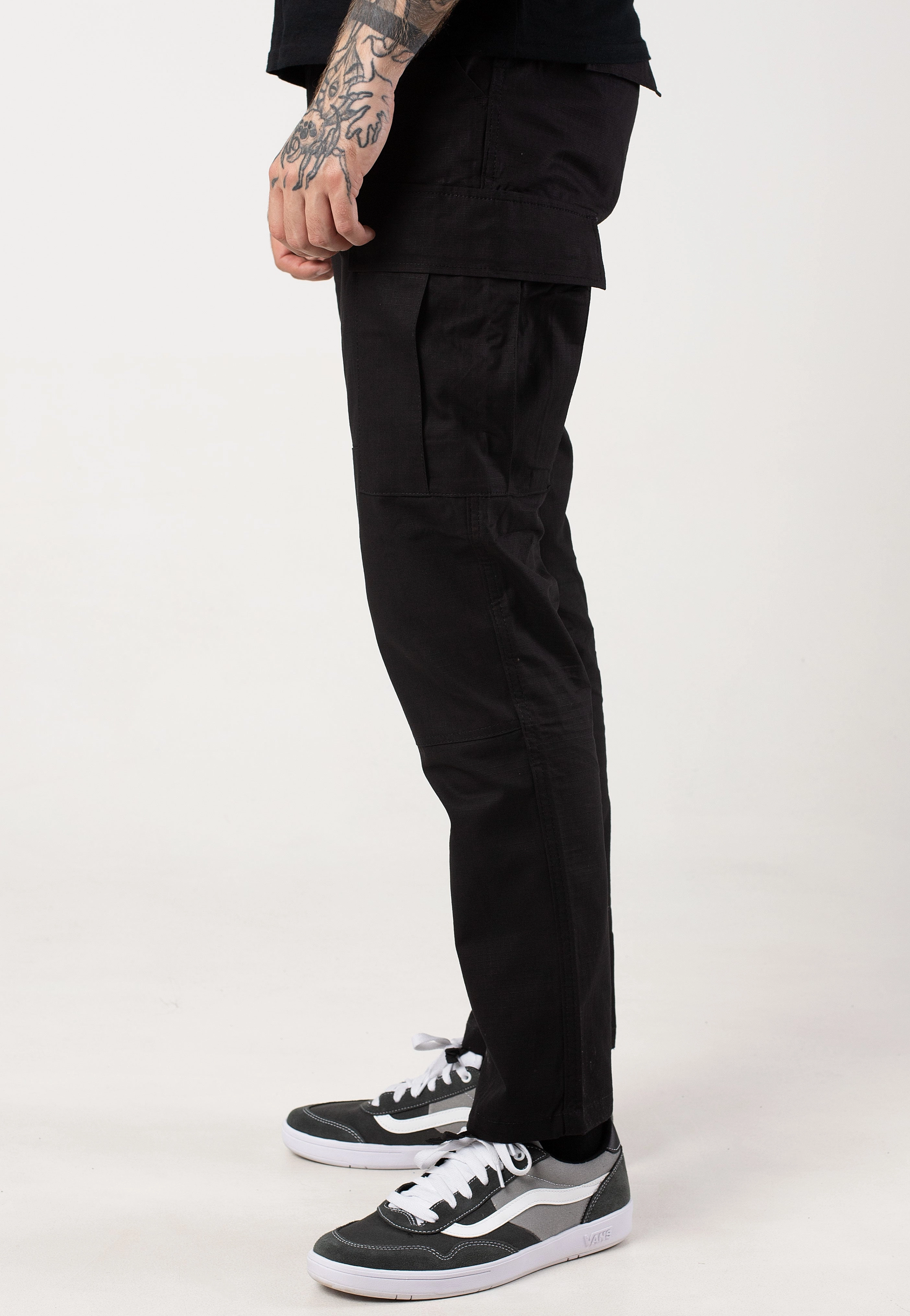 Ww2 Cargo Pants Mil-Tec - Us Bdu R/S 'Slim Fit' Black - Pants