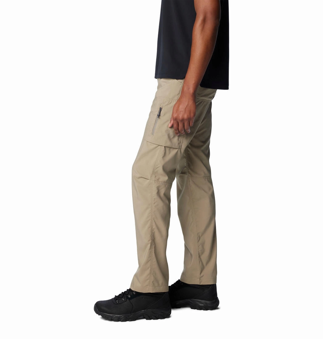 Nylon Bungee Ruched Cargo Pants Columbia Men Beige Silver Ridge Utility Pant (Sun Protection)