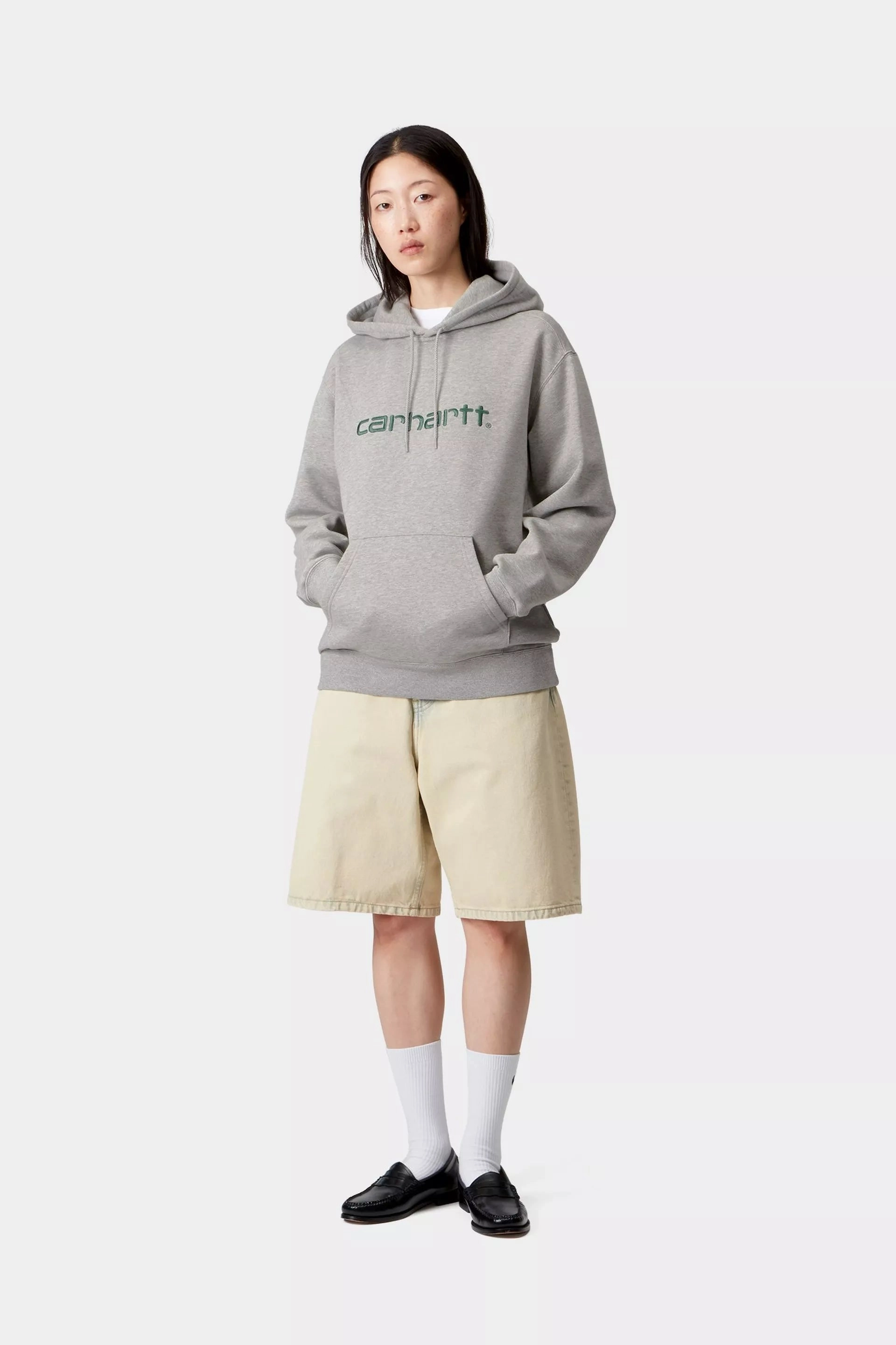 W' Hooded Carhartt Sweatshirt / carhartt wip / grey heather Ducks Football Sweatshirts