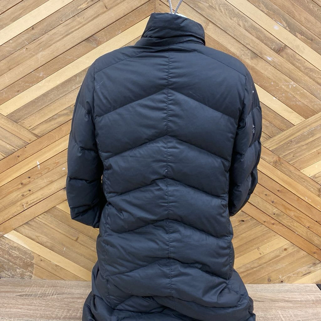 Long Leather Jackets Marmot - Women's Long Down Jacket - MSRP $390: Black-women-LG