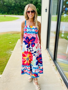 THE ST. THOMAS DRESS--SUMMER SALE Cos Gathered Midi Dress