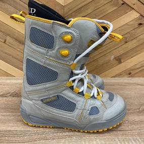 Sorel Snow Boots Grey Limited LTD - Lace-Up Snowboard Boots : Grey Yellow -unisex-6