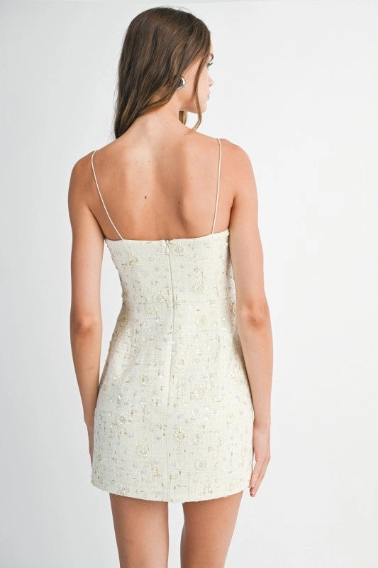 lodie Tweed Mini Dress Spandex Dress