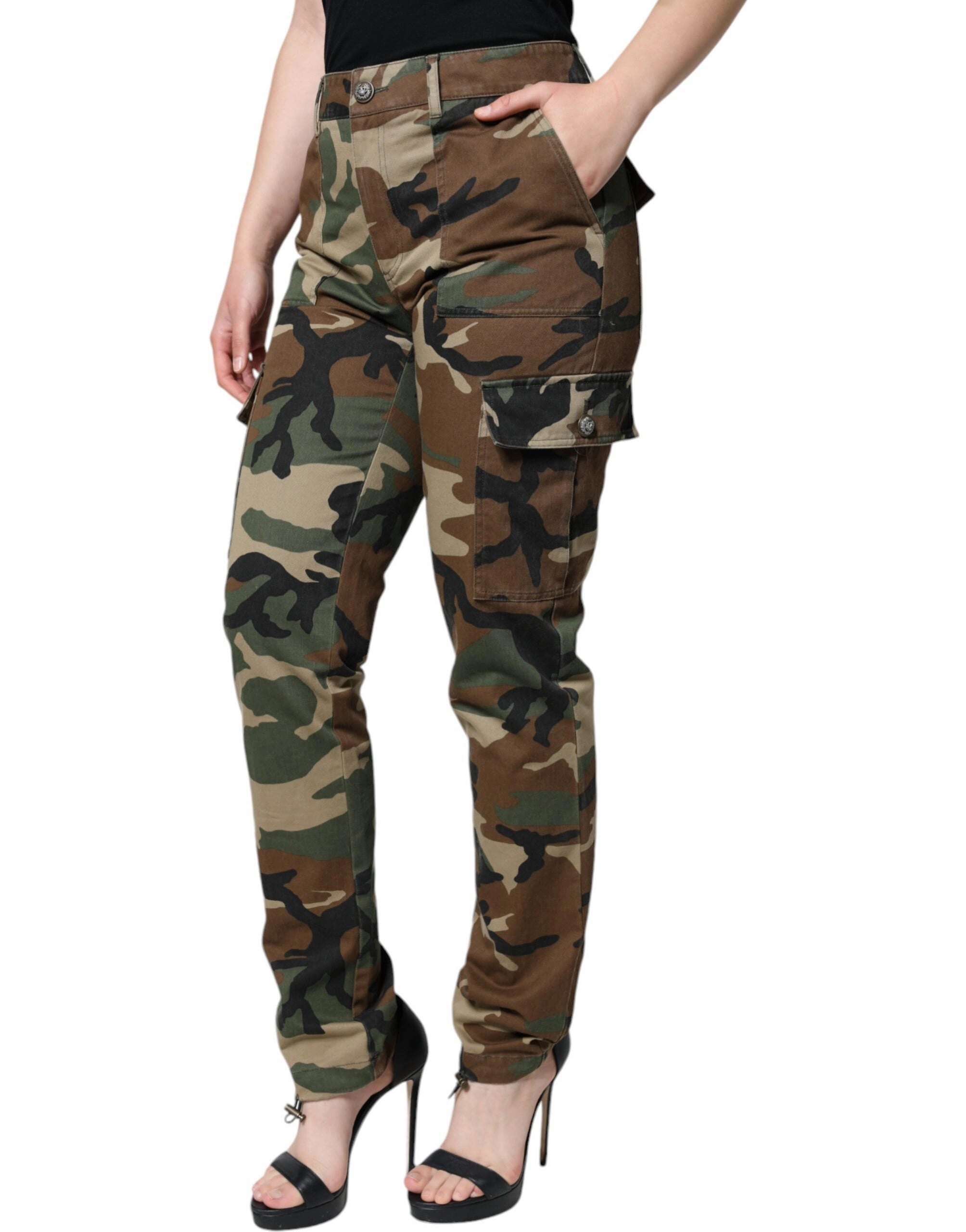 Royal Enfield Cargo Pants Multicolor Camouflage Cargo Pants