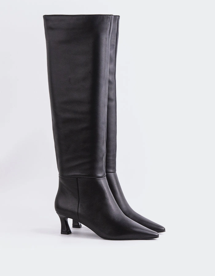 Female Motorbike Boots Lorenzie Black Leather